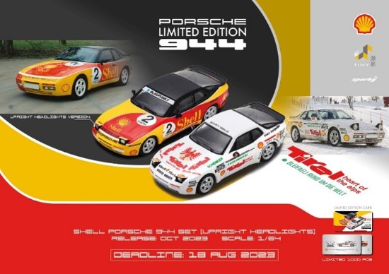 Immagine di PORSCHE 944 TURBO CUP N.2 SHELL & ADLER VON TIROL 1:64
