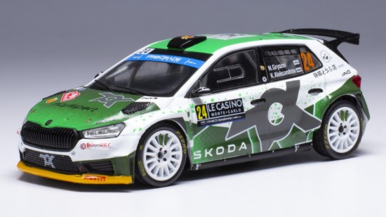 Immagine di SKODA FABIA WRC2 N.2 RALLY MONTE CARLO 2023 GRYAZIN-ALEKSANDROV 1:43