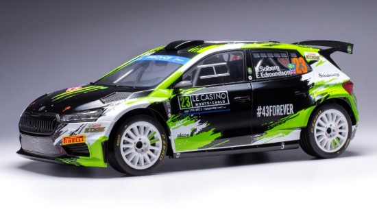 Immagine di SKODA FABIA RALLY2 N.23 RALLY MONTE CARLO 2023 SOLBERG-EDMONDSON 1:18
