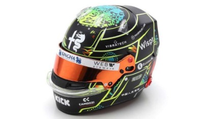 Immagine di CASCO GUANYU ZHOU 2023 AUSTRALIAN GP ALFA ROMEO TEAM 1:5