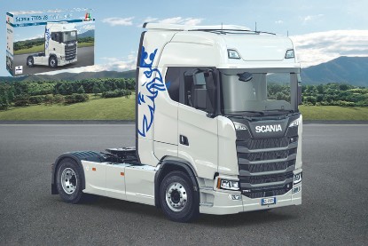 Immagine di SCANIA S770 V8 WHITE CAB KIT 1:24