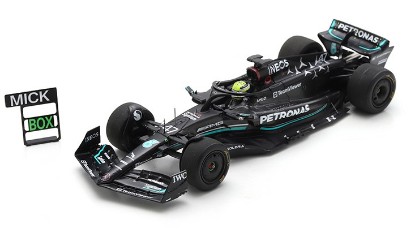 Immagine di MERCEDES F1 W14 N.47 SPANISH GP 2023 TYRE TEST M.SCHUMACHER W/PIT B.1:43