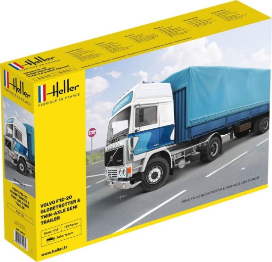 Immagine di F12-20 GLOBETROTTER & TWIN-AXLE SEMI TRAILER KIT 1:32