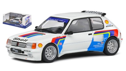 Immagine di PEUGEOT 205 GTi DIMMA RALLY TRIBUTE 1992 WHITE 1:43