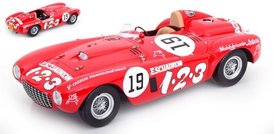 Immagine di FERRARI 375 PLUS N.1-2-3 WINNER CARRERA PANAMERICANA 1954 MAGLIOLI 1:18