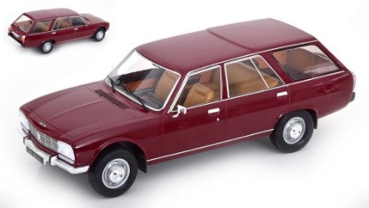 Immagine di PEUGEOT 504 BREAK 1976 DARK RED 1:18