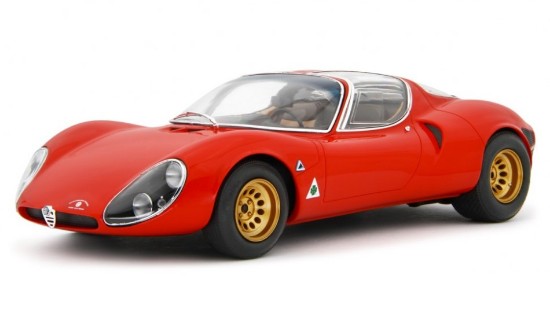 Immagine di ALFA 33 COUPE STRADALE MUSEUM VERSION 1967 RED 1:12