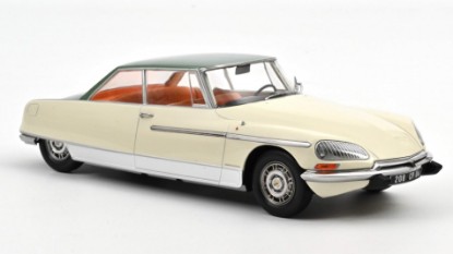 Immagine di CITROEN DS 21 LE LEMAN 1968 IVORY & GREEN METALLIC ROOF 1:18