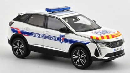 Immagine di PEUGEOT 3008 2023 POLICE MUNICIPALE WITH RED & YELLOW STRIPING 1:43