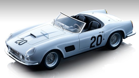 Immagine di FERRARI 250 GT CALIFORNIA SWB LE MANS 1960 NART STURGIS-SCHLESSER 1:18
