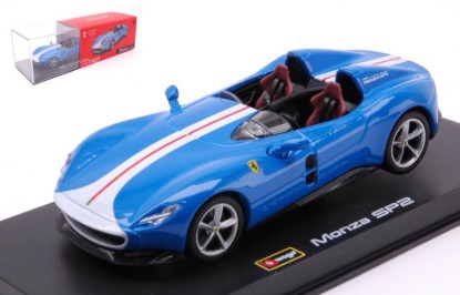 Immagine di FERRARI MONZA SP2 CONVERTIBLE BLUE/WHITE SIGNATURE 1:43