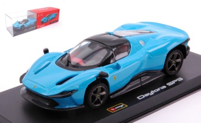 Immagine di FERRARI DAYTONA SP3 LIGHT BLUE SIGNATURE 1:43