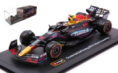 Immagine di RED BULL RACING RB19 N.11 2nd MIAMI GP 2023 S.PEREZ SIGNATURE 1:43