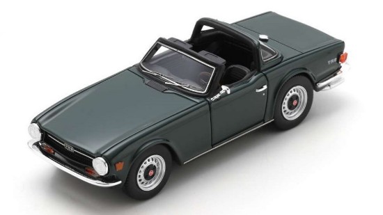Immagine di TRIUMPH TR6 GREEN W/HARD TOP OPEN 1:43