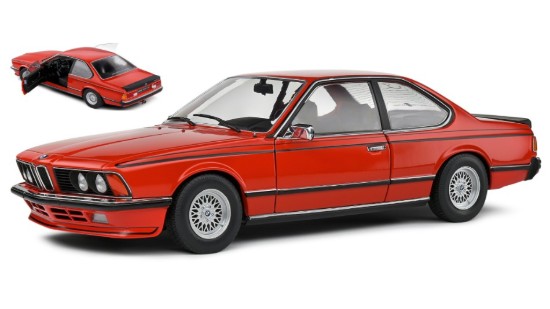 Immagine di BMW 6-SERIES 635 CSi (E24) COUPE RED 1984 1:18