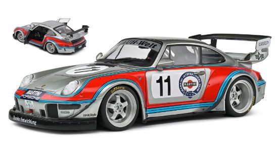 Immagine di PORSCHE 911 993 RWB BODYKIT N.11 2020 COUPE MARTINI RACING LIVERY 1:18