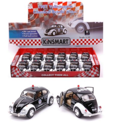 Immagine di VW CLASSICAL BEETLE 1967 POLICE cm 12,5 1:32