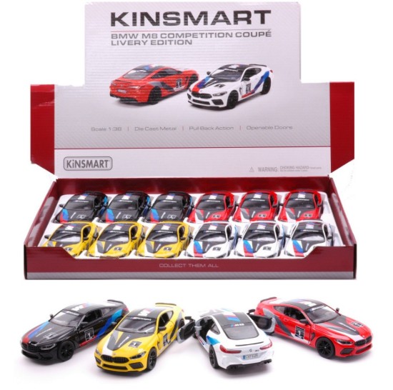 Immagine di BMW M8 COMPETITION COUPE' LIVERY EDITION COL.ASS.cm 12,5 1:38
