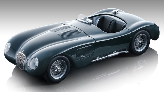 Immagine di JAGUAR C-TYPE PRESS VERSION 1953 BRITISH RACING GREEN 1:18