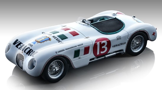 Immagine di JAGUAR C-TYPE N.13 RALLY CARRERA PANAMERICANA 1953-1954 IBARRA-PINAL1:18