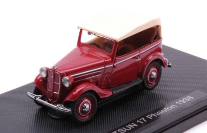 Immagine di DATSUN 17 PHAETON 1938 AMARANT W/CREAM ROOF 1:43