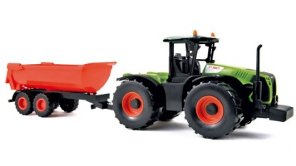 Immagine di CLAAS XERION 5000 W/TRAILER PLASTIGAM 1:43
