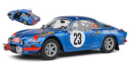 Immagine di ALPINE A110 1600S N.23 RALLYE MONTE CARLO 1972 NICOLAS-VIAL 1:18