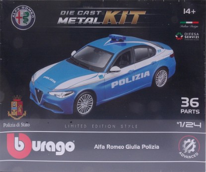Immagine di ALFA ROMEO GIULIA POLIZIA KIT 1:24