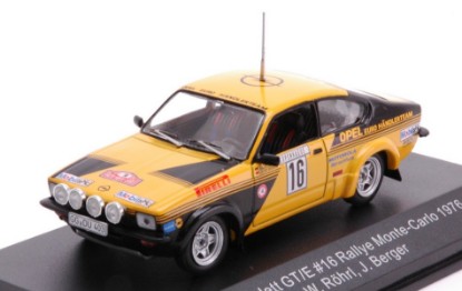 Immagine di OPEL KADETT GT/E N.16 RALLY MONTE CARLO 1976 W.ROHRL-J.BERGER 1:43