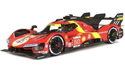 Immagine di FERRARI 499P N.50 5th LE MANS 2023 (POLE P.) FUOCO/MOLINA/NIELSEN 1:18