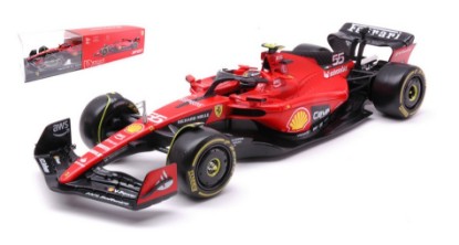 Immagine di FERRARI SF-23 F1 N.55 CARLOS SAINZ 2023 W/HARD CASE 1:24
