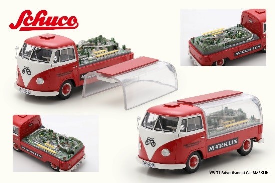 Immagine di VW T1 ADEVRTISMENT CAR MARKLIN RESIN 1:18