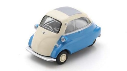 Immagine di BMW ISETTA LIGHT BLUE/WHITE 1:64