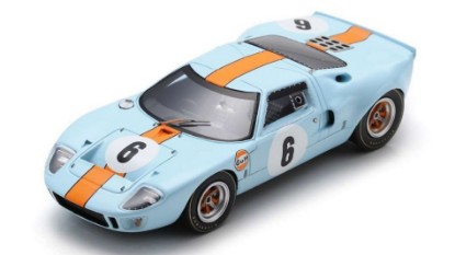 Immagine di FORD GT40 N.6 2nd WATKINS GLEN 1968 P.HAWKINS-D.HOBBS 1:43
