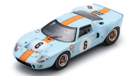 Immagine di FORD GT40 N.6 2nd WATKINS GLEN 1968 P.HAWKINS-D.HOBBS 1:43