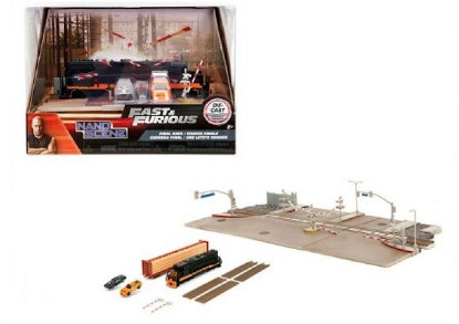 Immagine di NANO TRAIN DIORAMA FAST & FURIOUS (CARS cm 4)