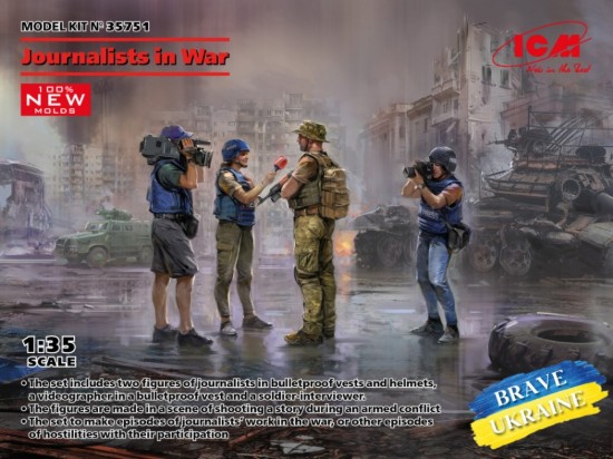 Immagine di JOURNALISTS IN WAR 4 FIGURES KIT 1:35