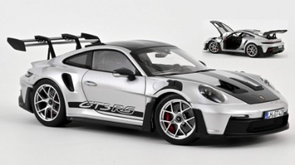 Immagine di PORSCHE 911 GT3 RS W/WEISSACH PACK 2022 GT-SILVERMETALLIC 1:18