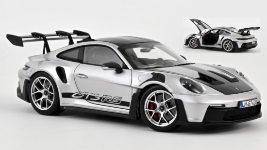 Immagine di PORSCHE 911 GT3 RS W/WEISSACH PACK 2022 GT-SILVERMETALLIC 1:18