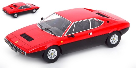 Immagine di FERRARI 208 GT4 1975 RED/FLATBLACK 1:18