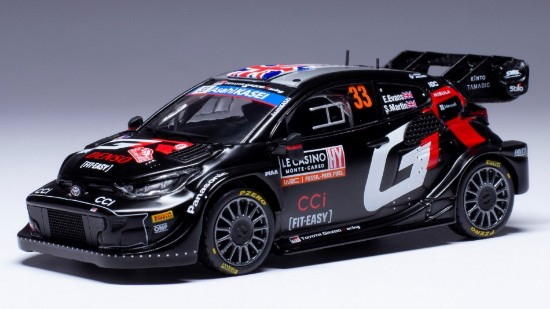 Immagine di TOYOTA GR YARIS HYBRID N.33 RALLY MONTE CARLO 2024 EVANS-MARTIN 1:43