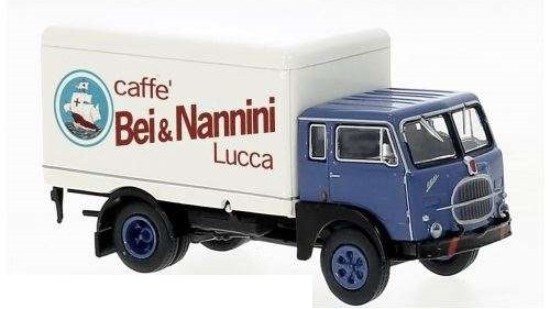 Immagine di FIAT 642 BOX-WAGON "BEI & NANNINI" 1960 BLUE/WHITE 1:87