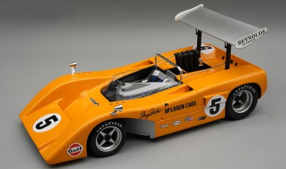 Immagine di MCLAREN M8B CAN AM N.5 WINN.MID OHIO 1969 D.HULME 1:18