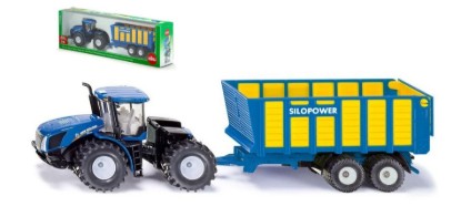 Immagine di TRATTORE NEW HOLLAND C/CARRO INSILATI 1:50