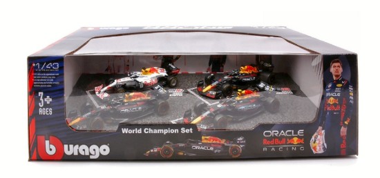 Immagine di SET RED BULL RB16B N.33 + RB18 N.1 + RB19 N.1 + RB19 N.11  1:43
