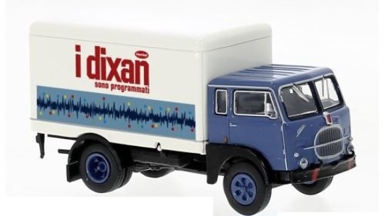 Immagine di FIAT 642 BOX-WAGON "I DIXAN" 1960 BLUE/WHITE 1:87