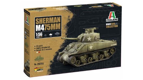Immagine di M4 SHERMAN (75 mm) KIT 1:56