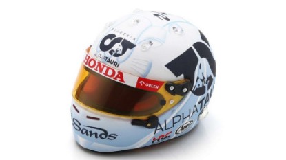 Immagine di CASCO ALPHA TAURI YUKI TSUNODA SINGAPORE GP 2023 1:5