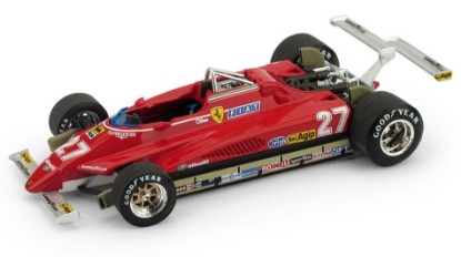 Immagine di FERRARI 126 C2 G.VILLENEUVE 1982 N.27 3rd LONG BEACH DISQUALIFY 1:43