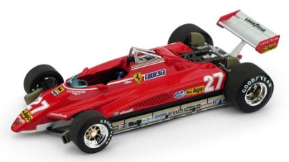 Immagine di FERRARI 126 C2 G.VILLENEUVE 1982 N.27 BRAZIL GP 1:43 LIM.250